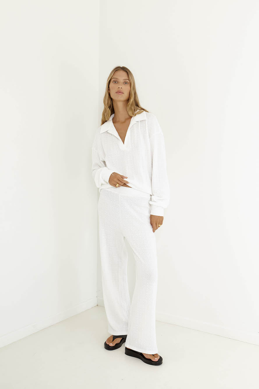 Avery Pant - White - SHOPJAUS - JAUS