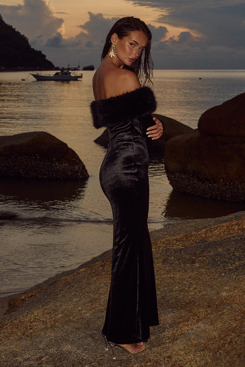 Siani Maxi Dress - Black