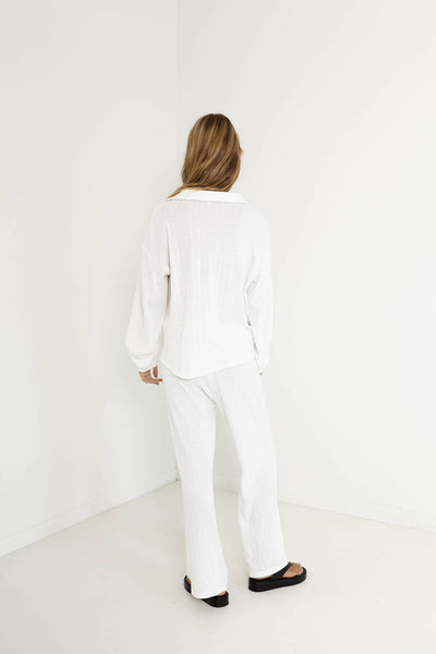 Avery Pant - White - SHOPJAUS - JAUS