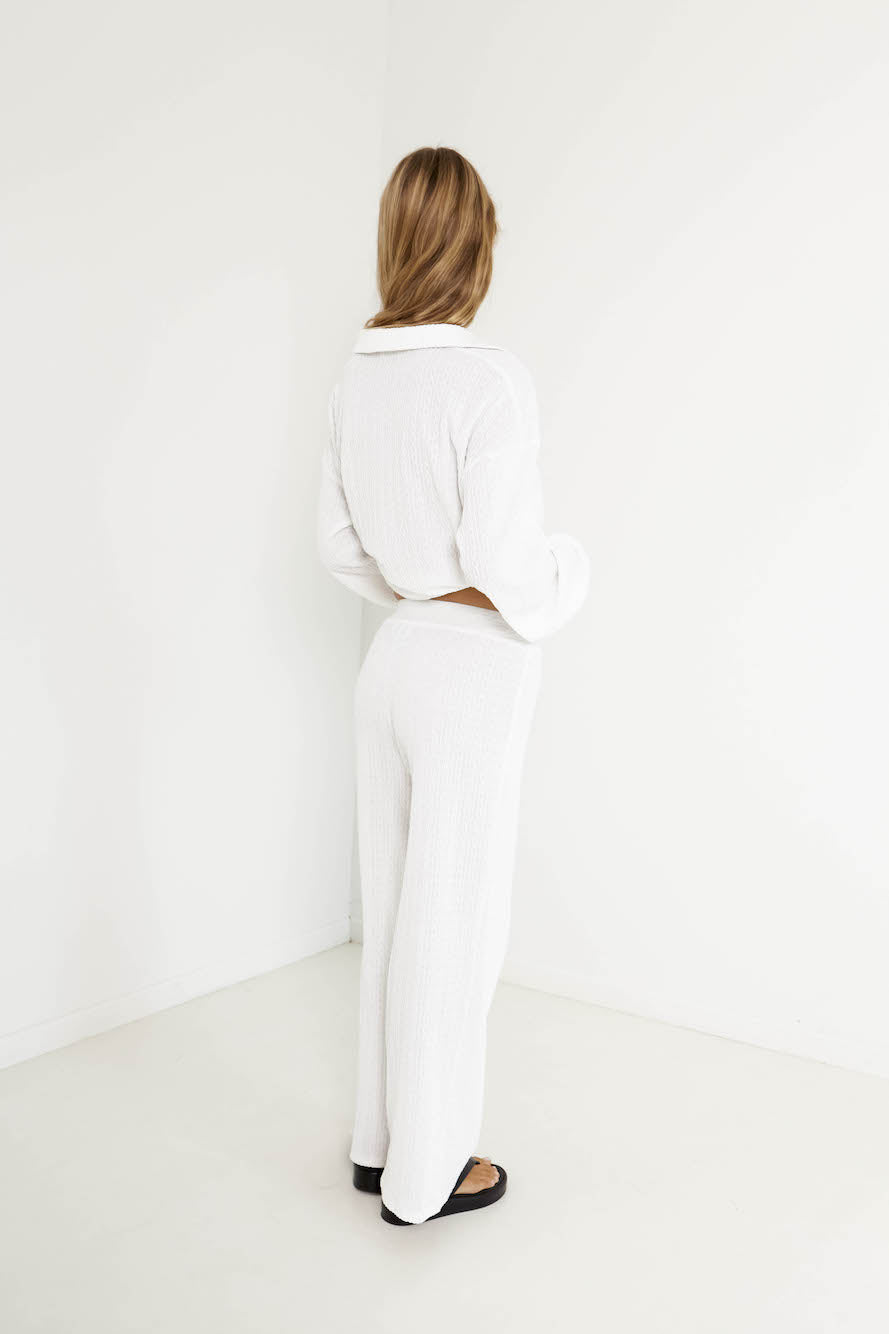 Avery Pant - White - SHOPJAUS - JAUS