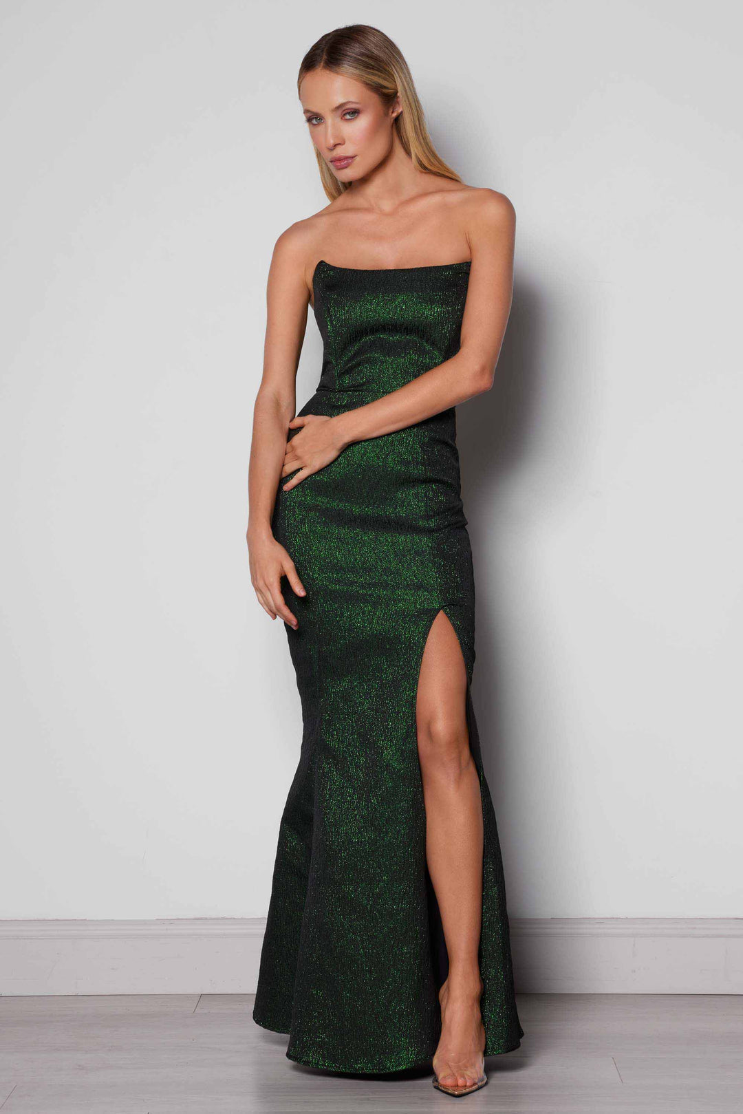 Serena Dress - Emerald