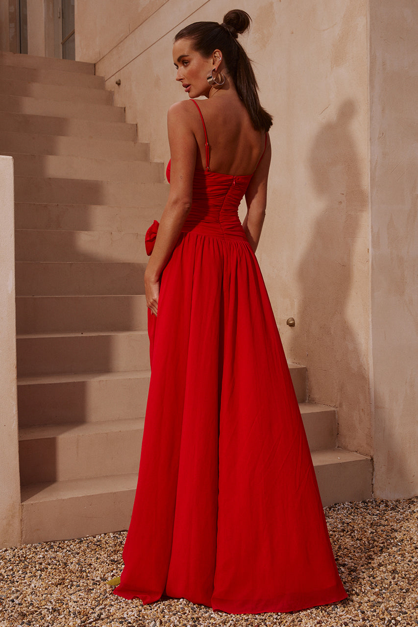 Danica Maxi Dress - Red