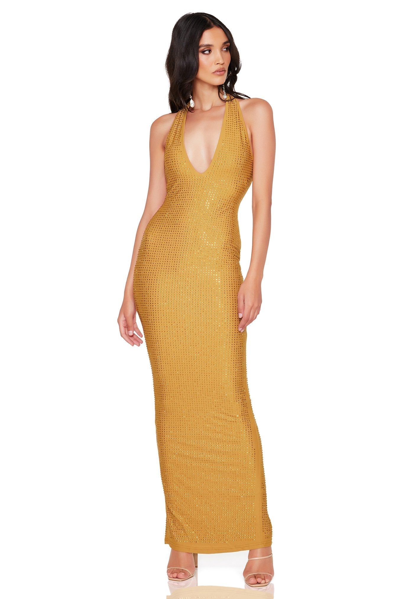 Nookie Adriana Maxi Dress - Gold