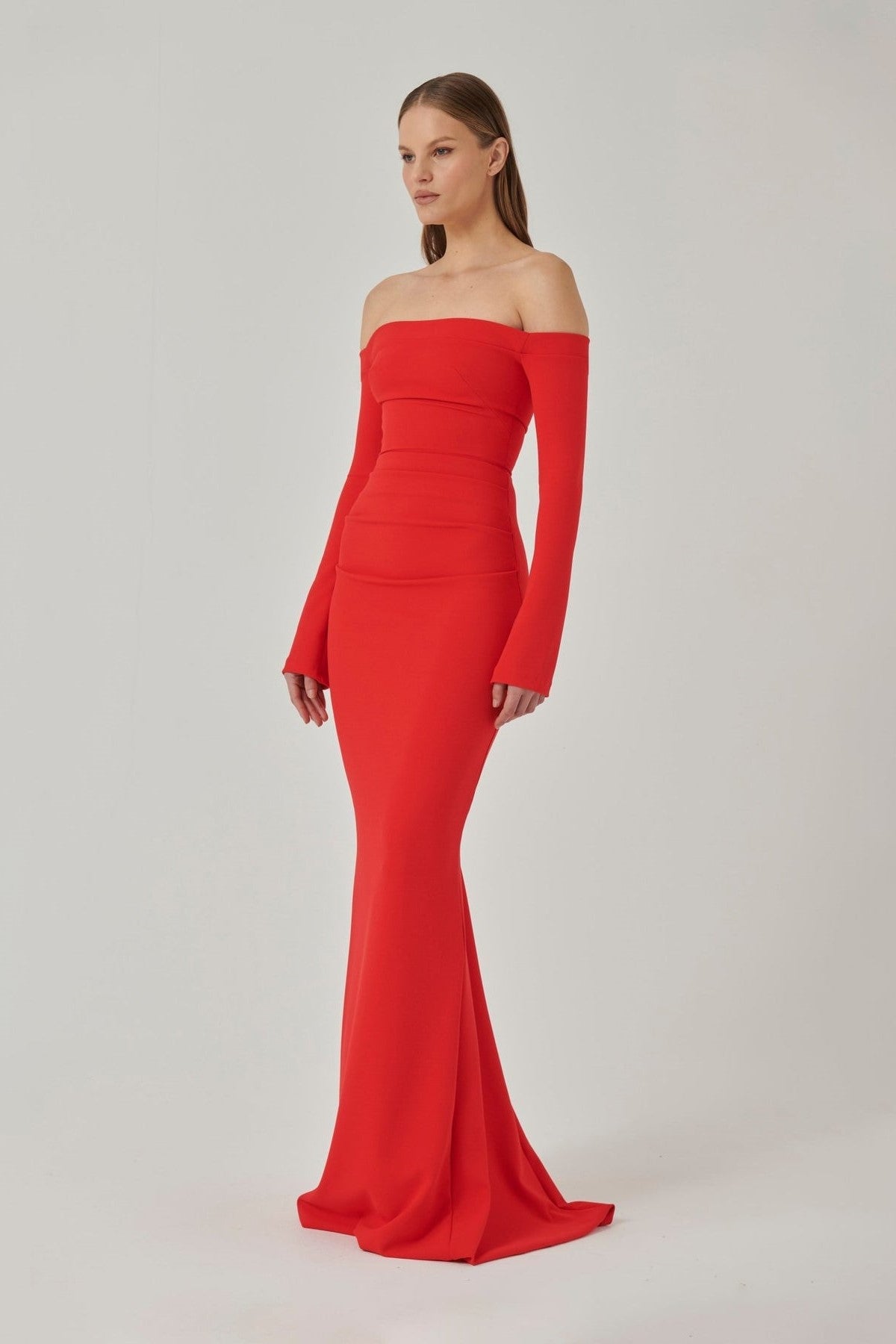 Anita Gown - Cherry Red