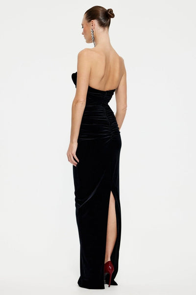 Anjelica Gown - Black Velvet