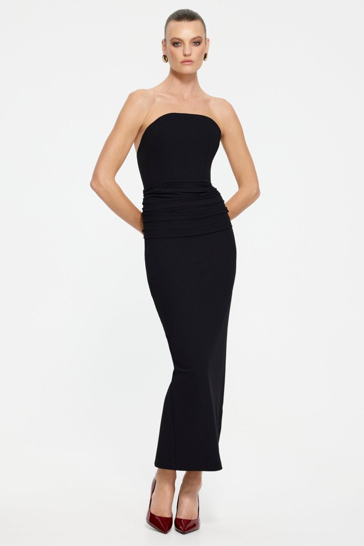 Astor Midi Dress - Black