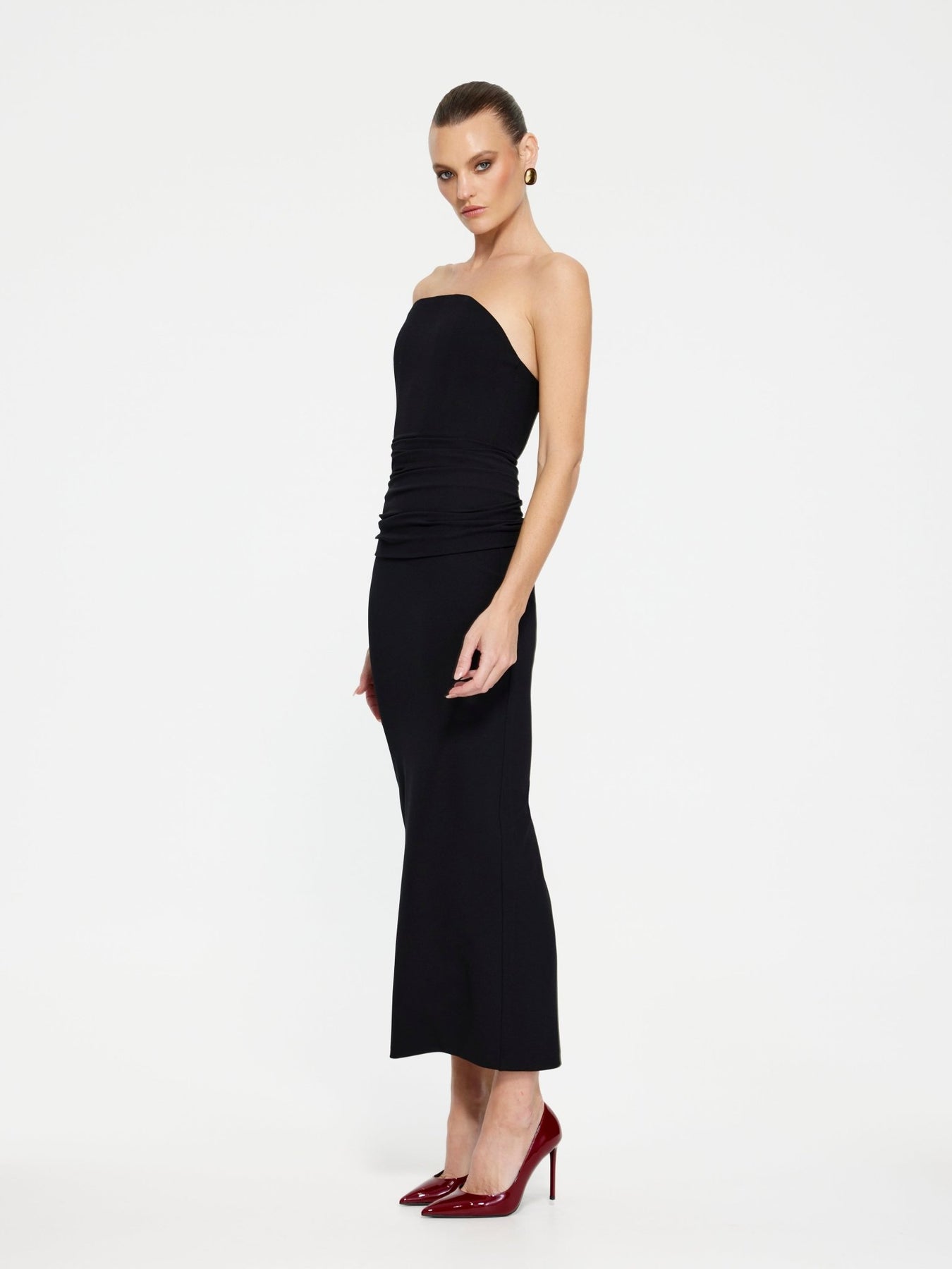 Astor Midi Dress - Black