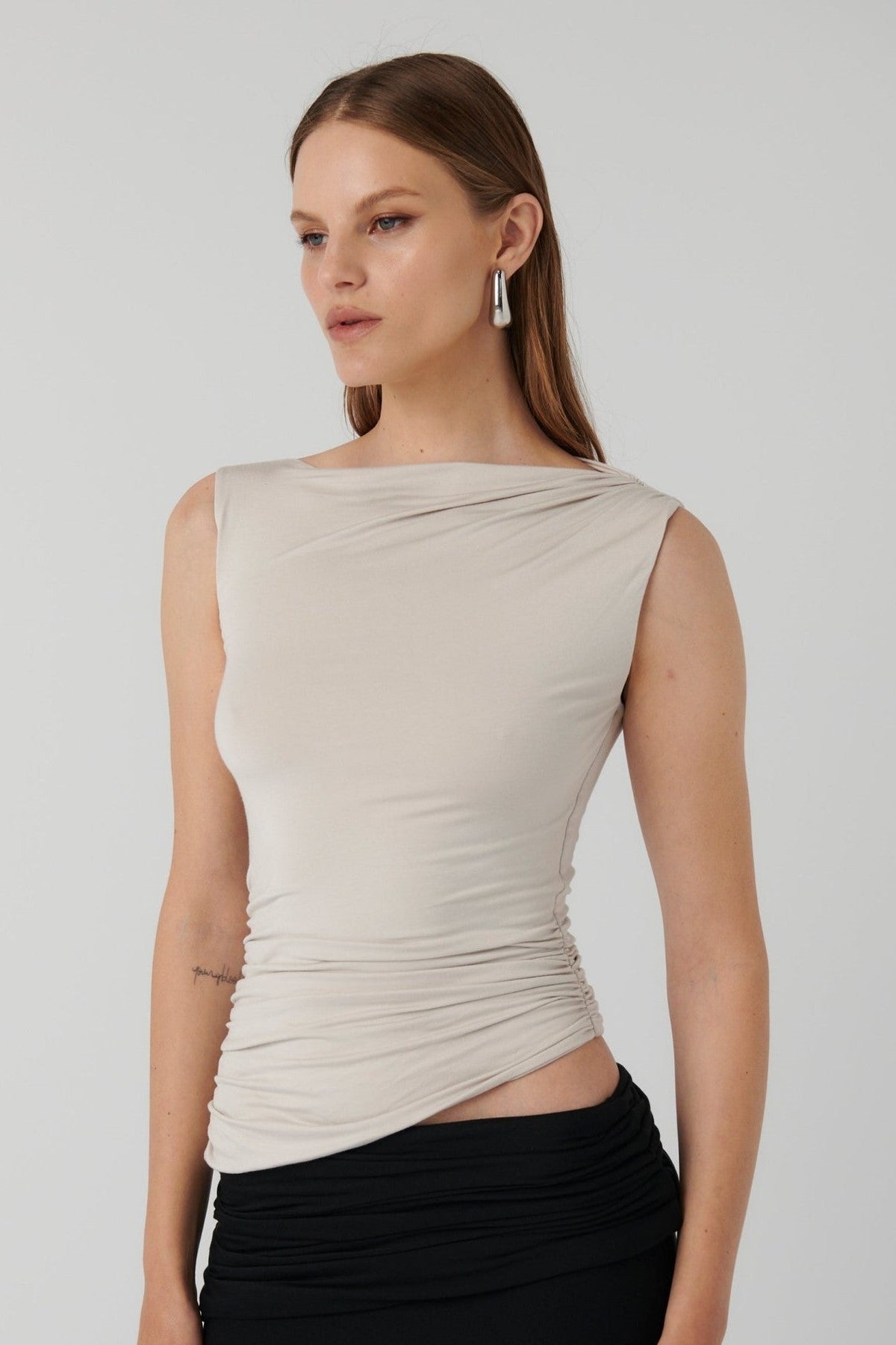 Cadeu Top - Oyster - SHOPJAUS - JAUS