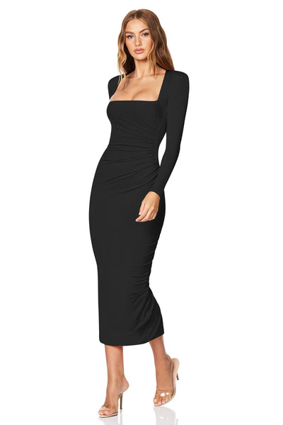 Nookie Dare Midi Dress - Black