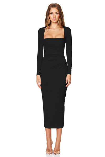 Nookie Dare Midi Dress - Black