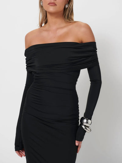 Gwen Gown - Black - SHOPJAUS - JAUS