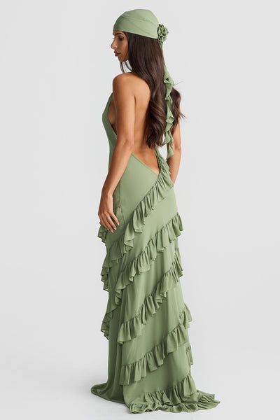 Milana Dress - Sage Green