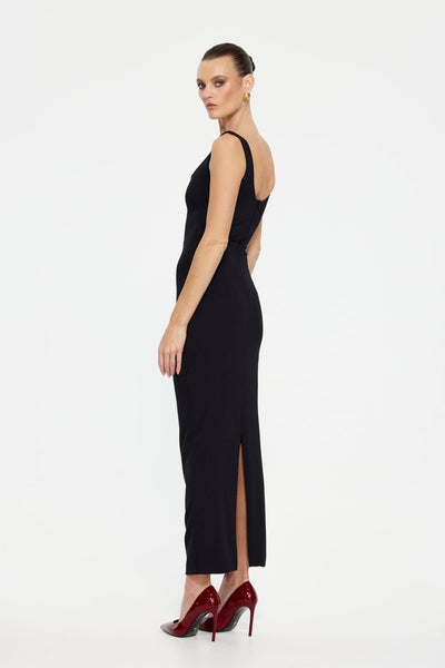 Gable Midi Dress - Black