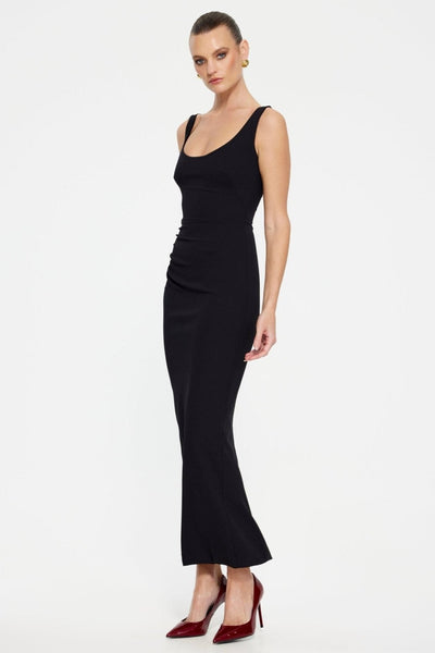 Gable Midi Dress - Black