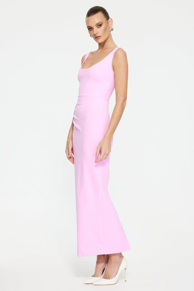 Gable Midi Dress - Taffy Pink