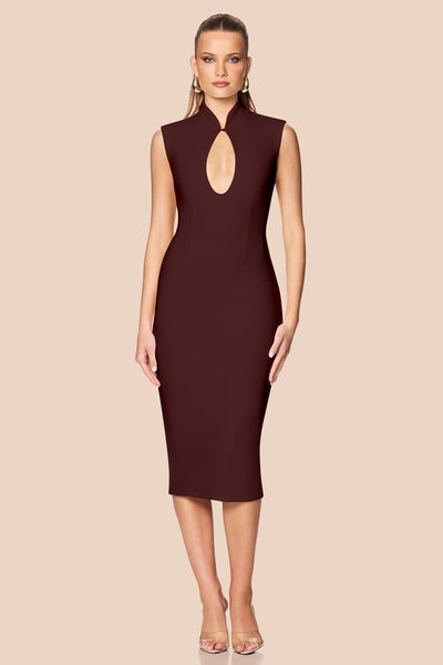 Nookie Gia Midi Dress - Cocoa