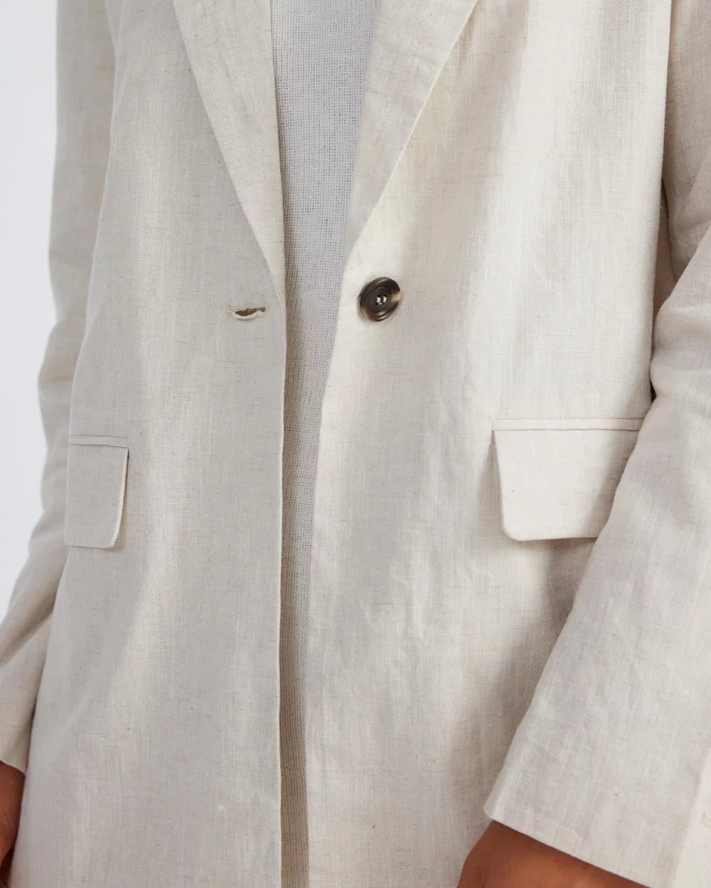 Hale Linen Blazer - Natural