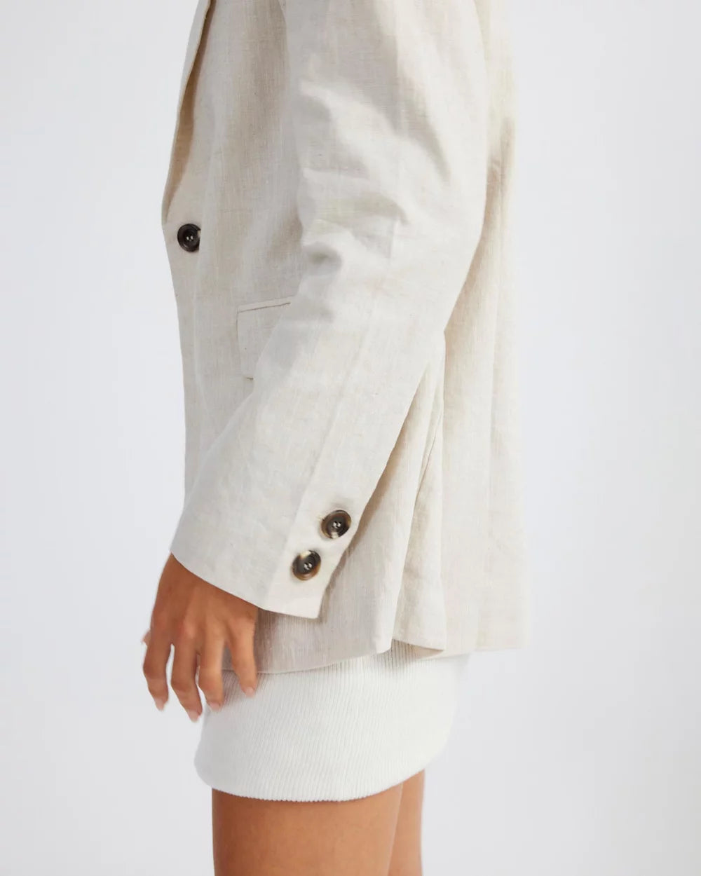 Hale Linen Blazer - Natural