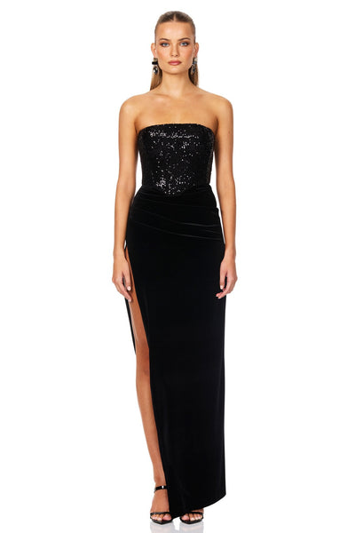 Nookie Keke Gown - Black