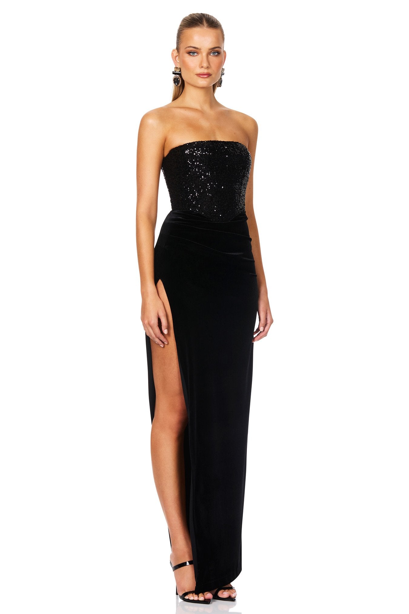 Nookie Keke Gown - Black