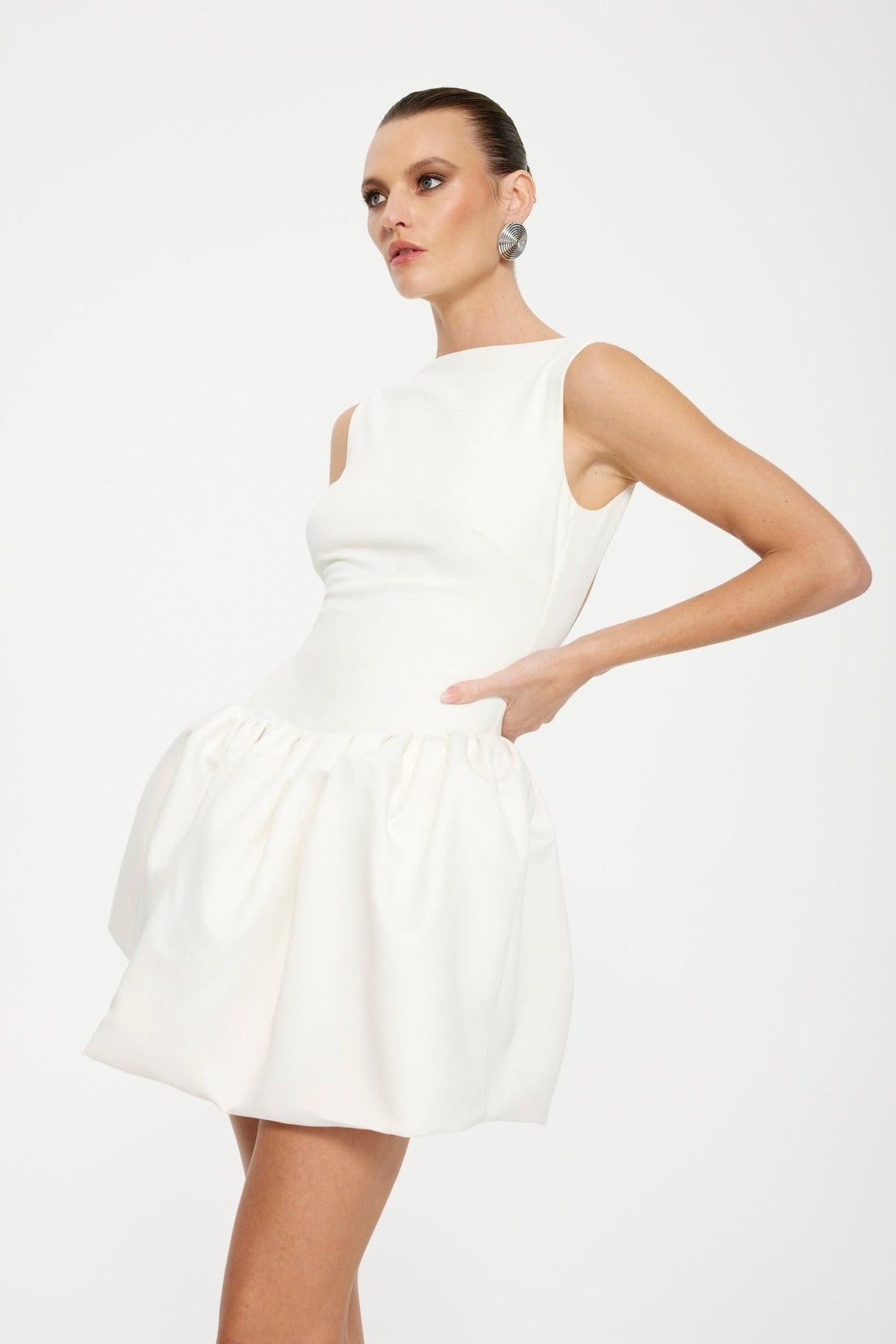 Keke Mini Dress - Ivory