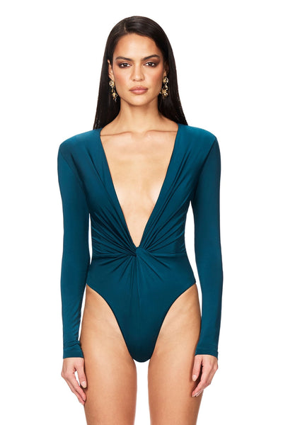 Nookie Legacy Bodysuit - Teal - SHOPJAUS - JAUS