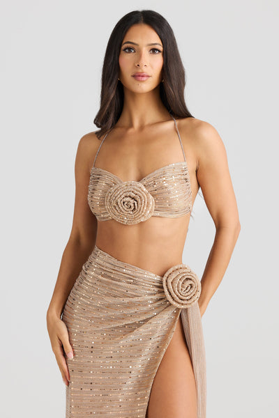 Siarni Top - Rose Gold