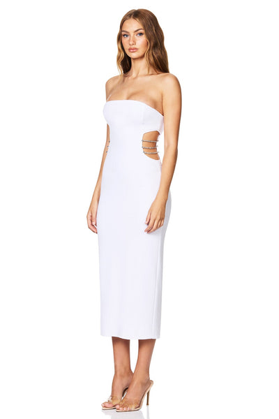 Nookie Mila Midi Dress - White