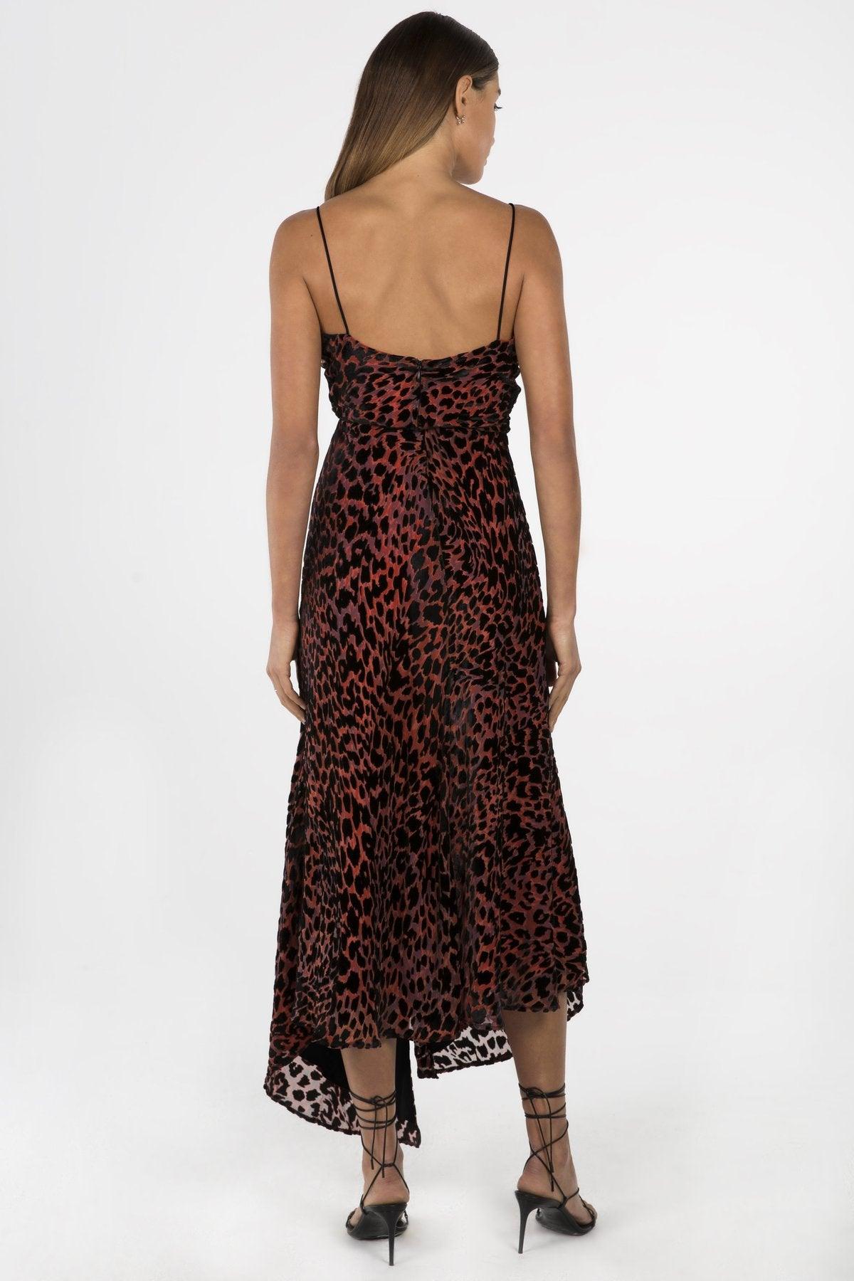 Misha collection leopard outlet dress