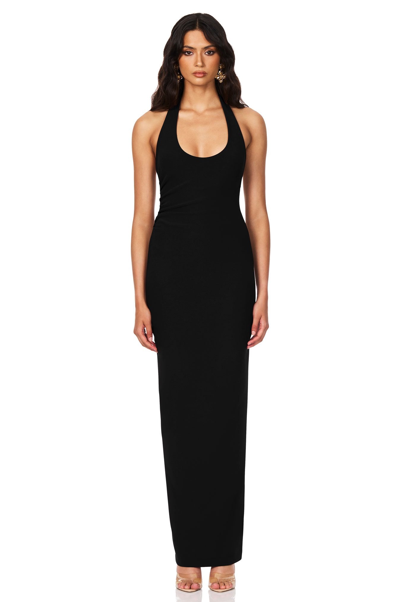 Nookie Natalia Halter Maxi Dress - Black