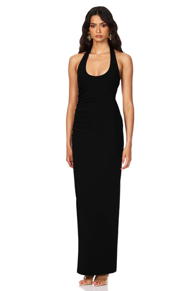 Nookie Natalia Halter Maxi Dress - Black