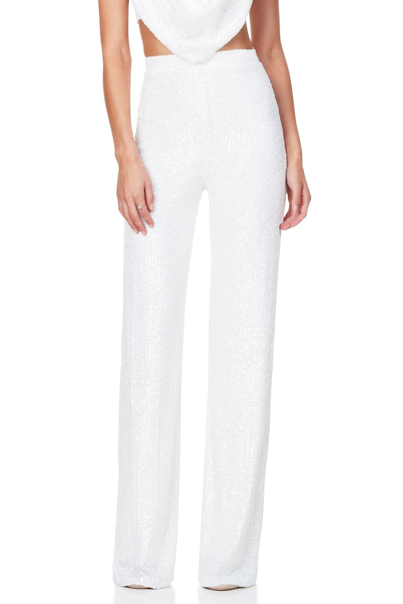 Nookie Pandora Pants - White | JAUS