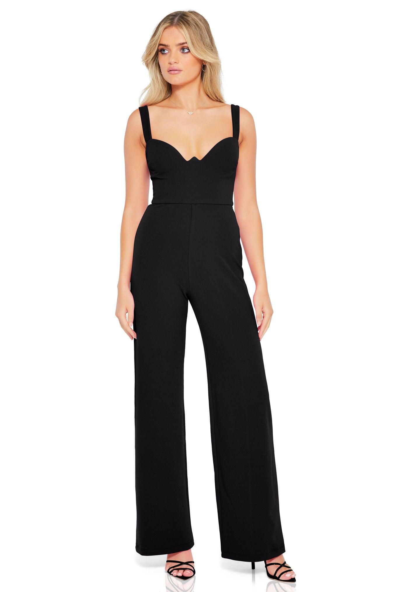 Nookie Romance Jumpsuit - Black | JAUS