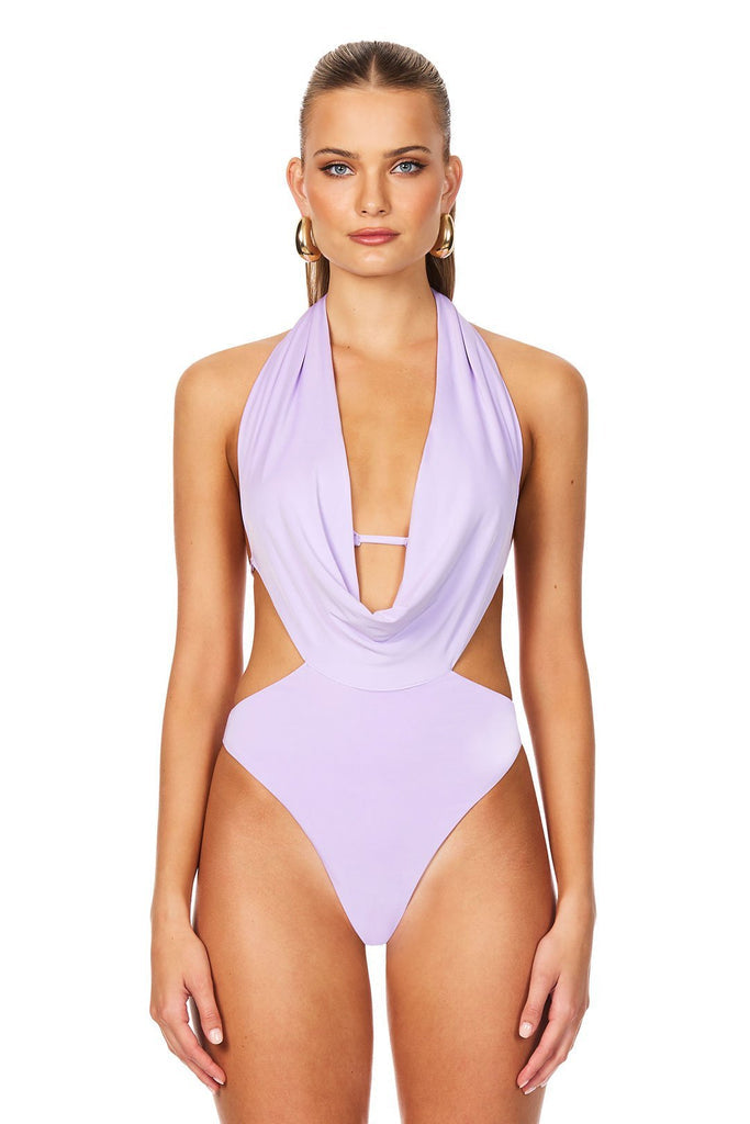 Nookie Olivia Drape Bodysuit - Lilac