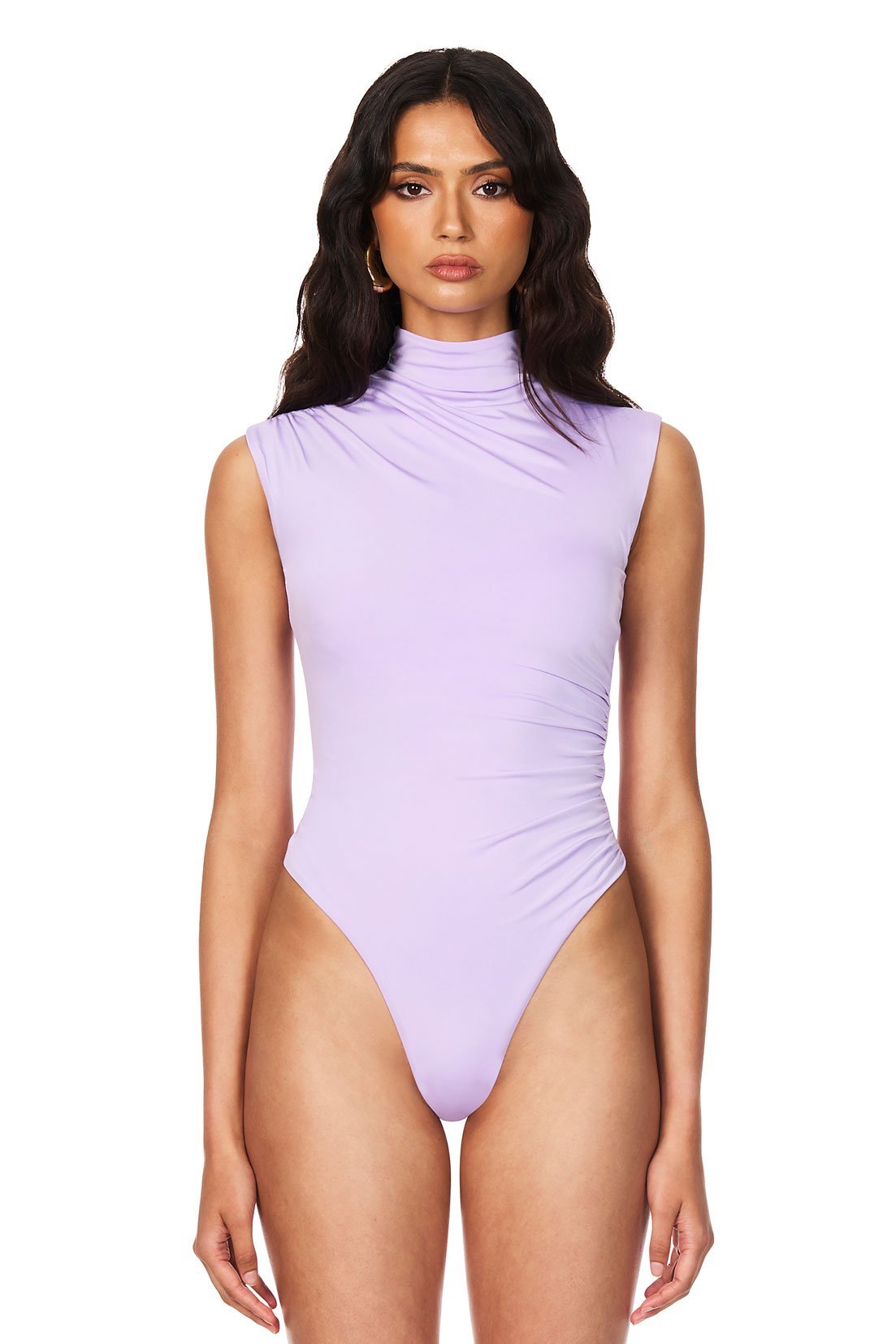 Nookie Olivia High Neck Bodysuit - Lilac