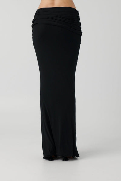 Samira Maxi Skirt - Black - SHOPJAUS - JAUS