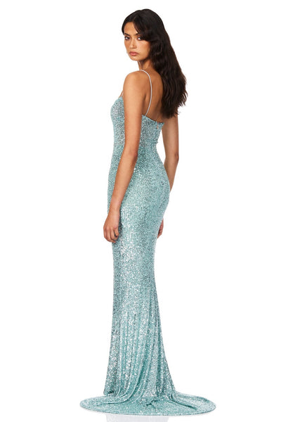 Nookie Serena Sequin Gown - Mint