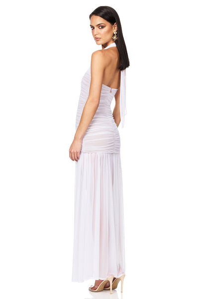 Nookie Thrill Gown - White - SHOPJAUS - JAUS