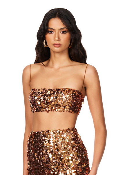 Nookie Tyla Crop - Copper