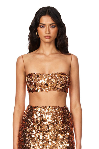 Nookie Tyla Crop - Copper