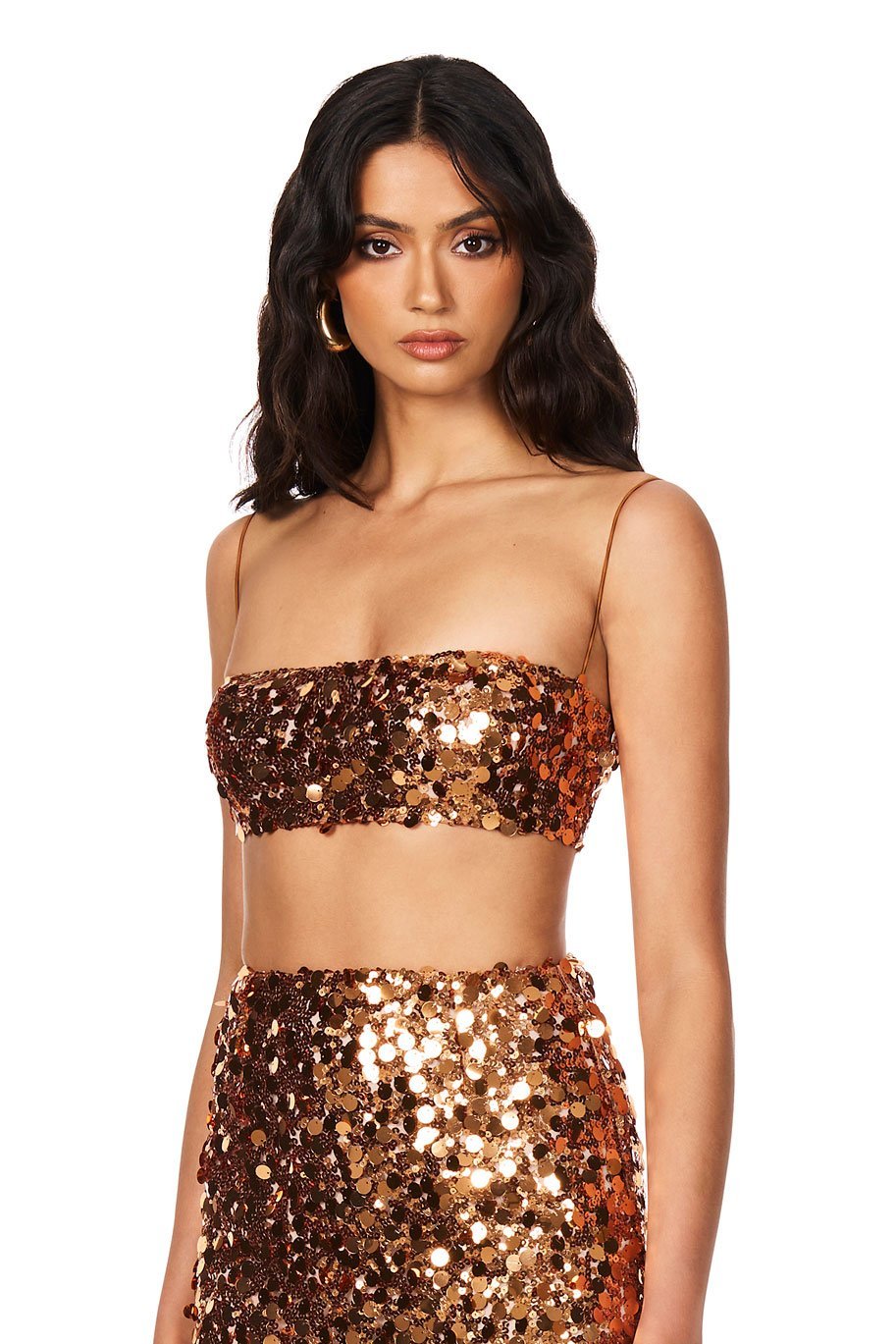 Nookie Tyla Crop - Copper