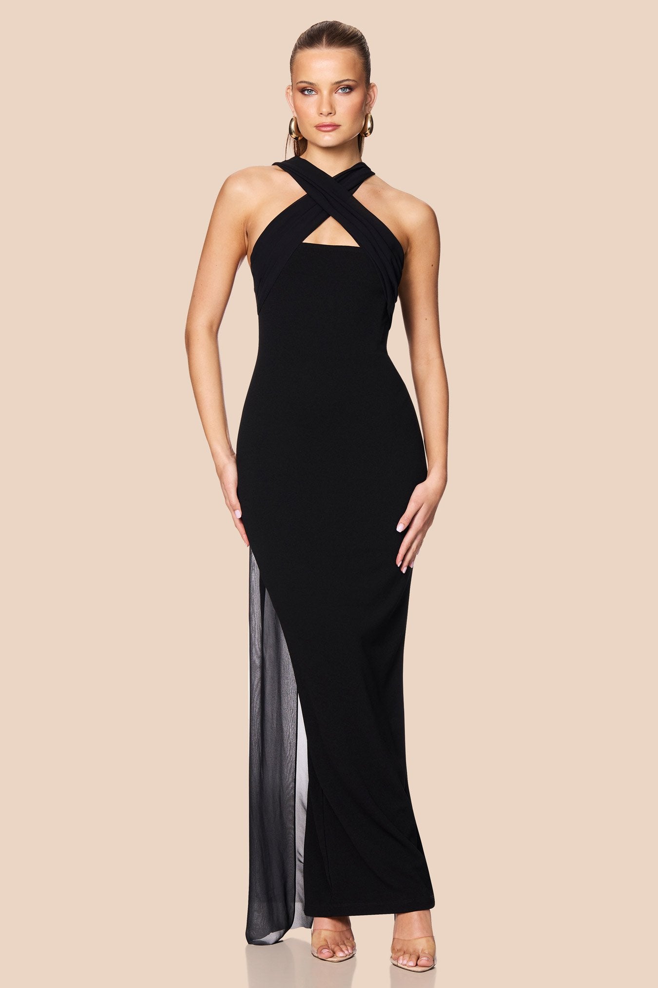 Nookie Zephyr Gown - Black